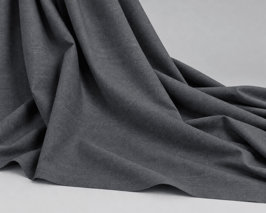 Charcoal Grey - 7 Star Italian Wool - Wazir Suiting