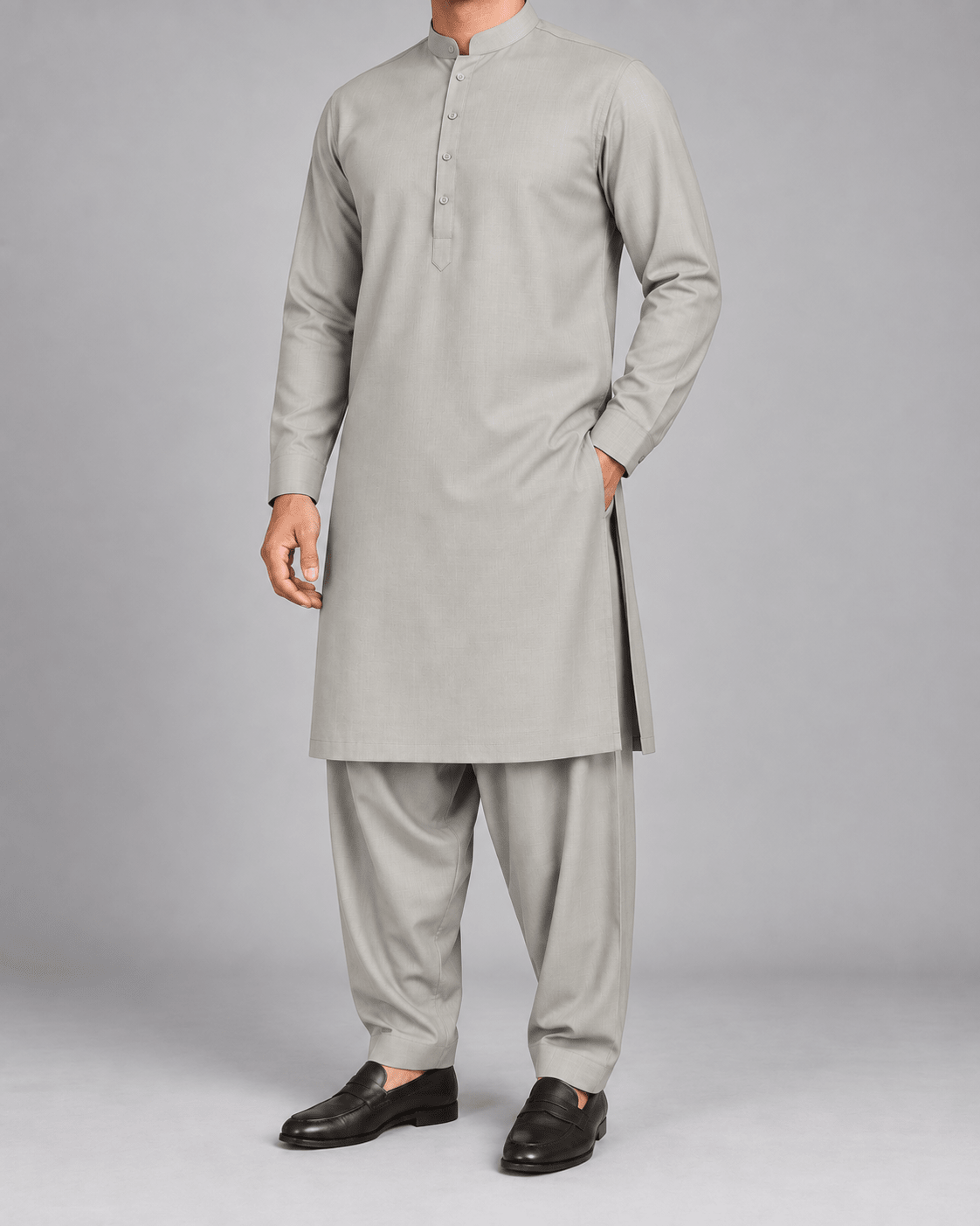 Ash Grey - 180 S (7) - Wazir Suiting