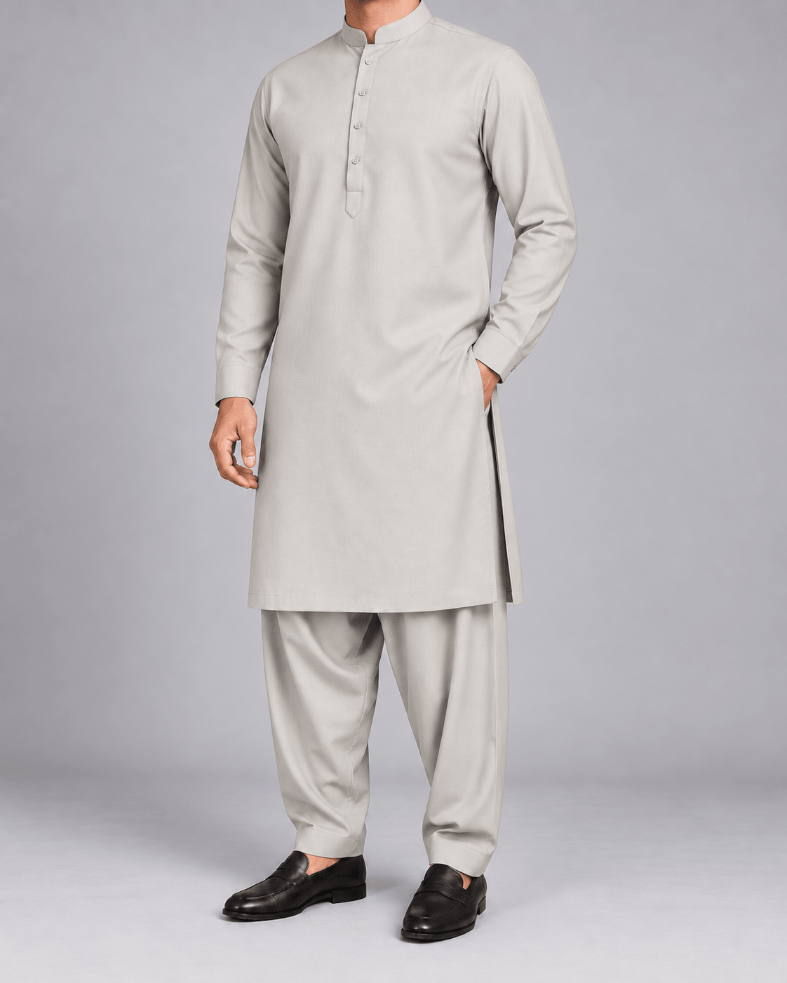 Beige - 130 S (4) - Wazir Suiting