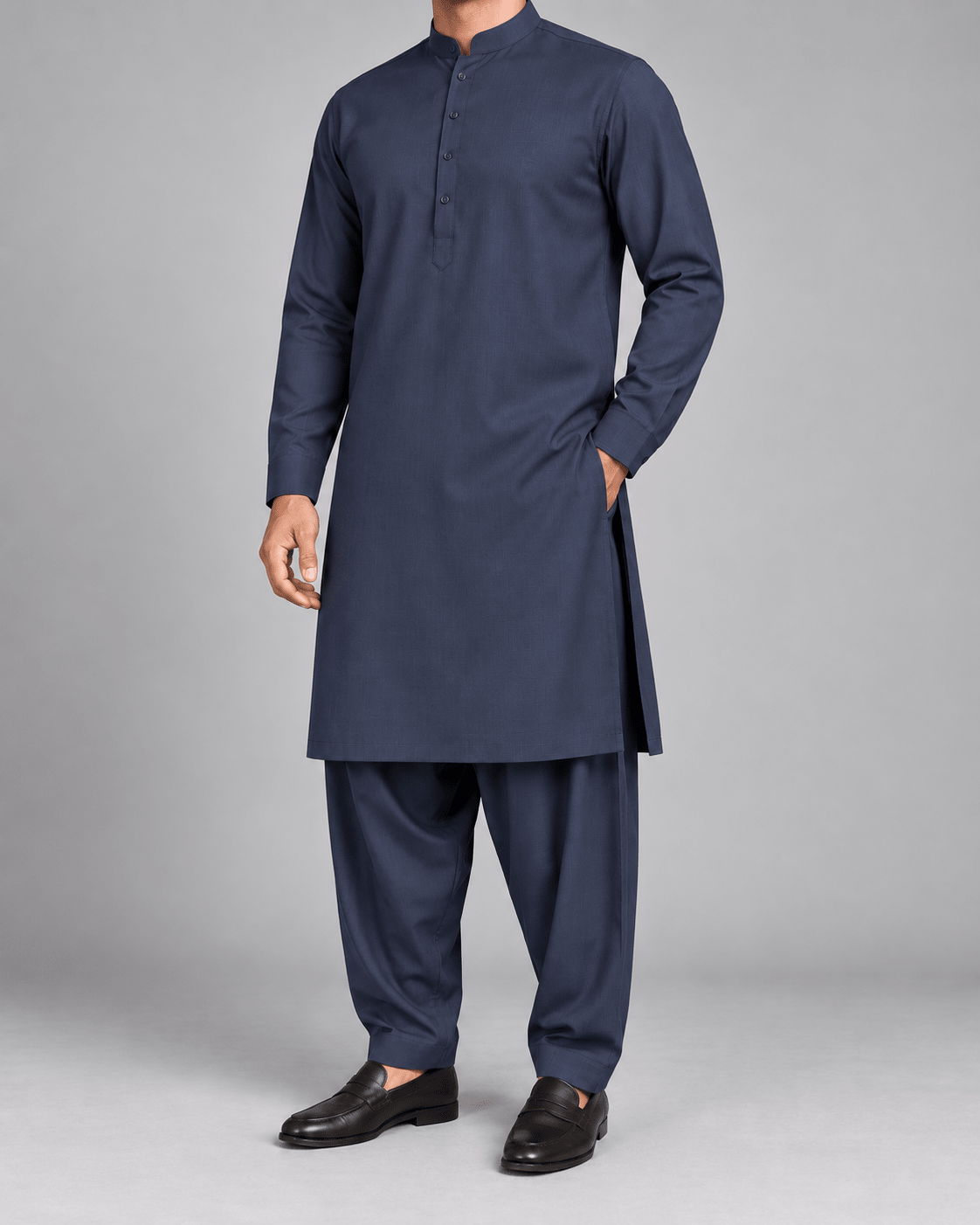 Blackish Blue - 180 S (15) - Wazir Suiting