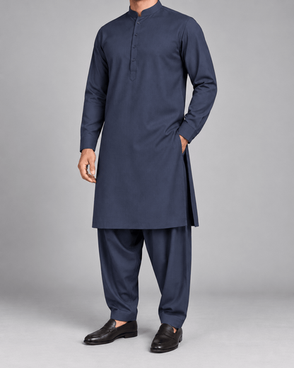 Blackish Blue - 180 S (15) - Wazir Suiting