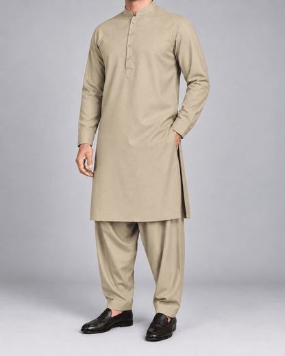 Camel brown - 180 S (6) - Wazir Suiting