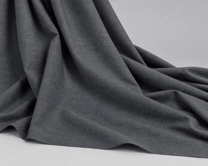 Charcoal Grey - 7 Star Italian Wool - Wazir Suiting