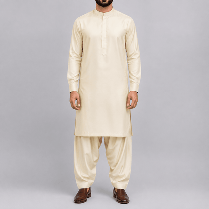 Cream Beige - 7 Star 220S - Wazir Suiting