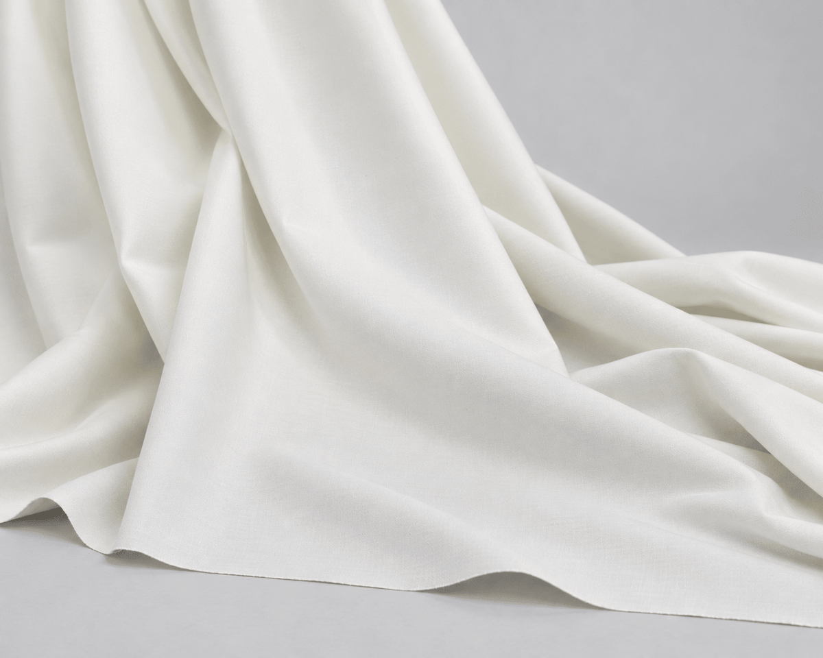 Cream White - Thailand Wash N Wear - Wazir Suiting