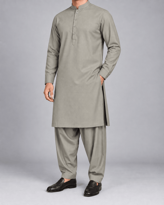 Khaki - 130 S (7) - Wazir Suiting