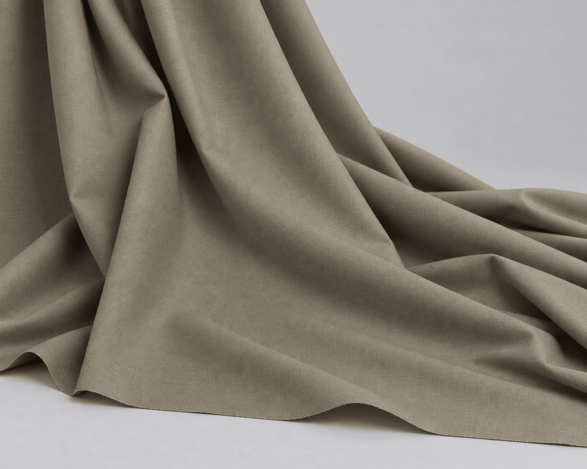 Khaki - Thailand Wash N Wear - Wazir Suiting