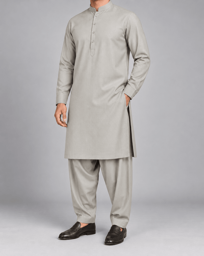 Light Stone Grey - 180 S (5) - Wazir Suiting