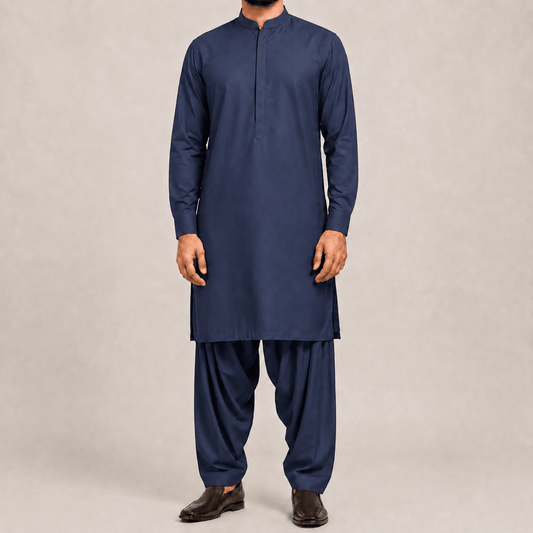 Navy Blue - 7 Star 220S - Wazir Suiting