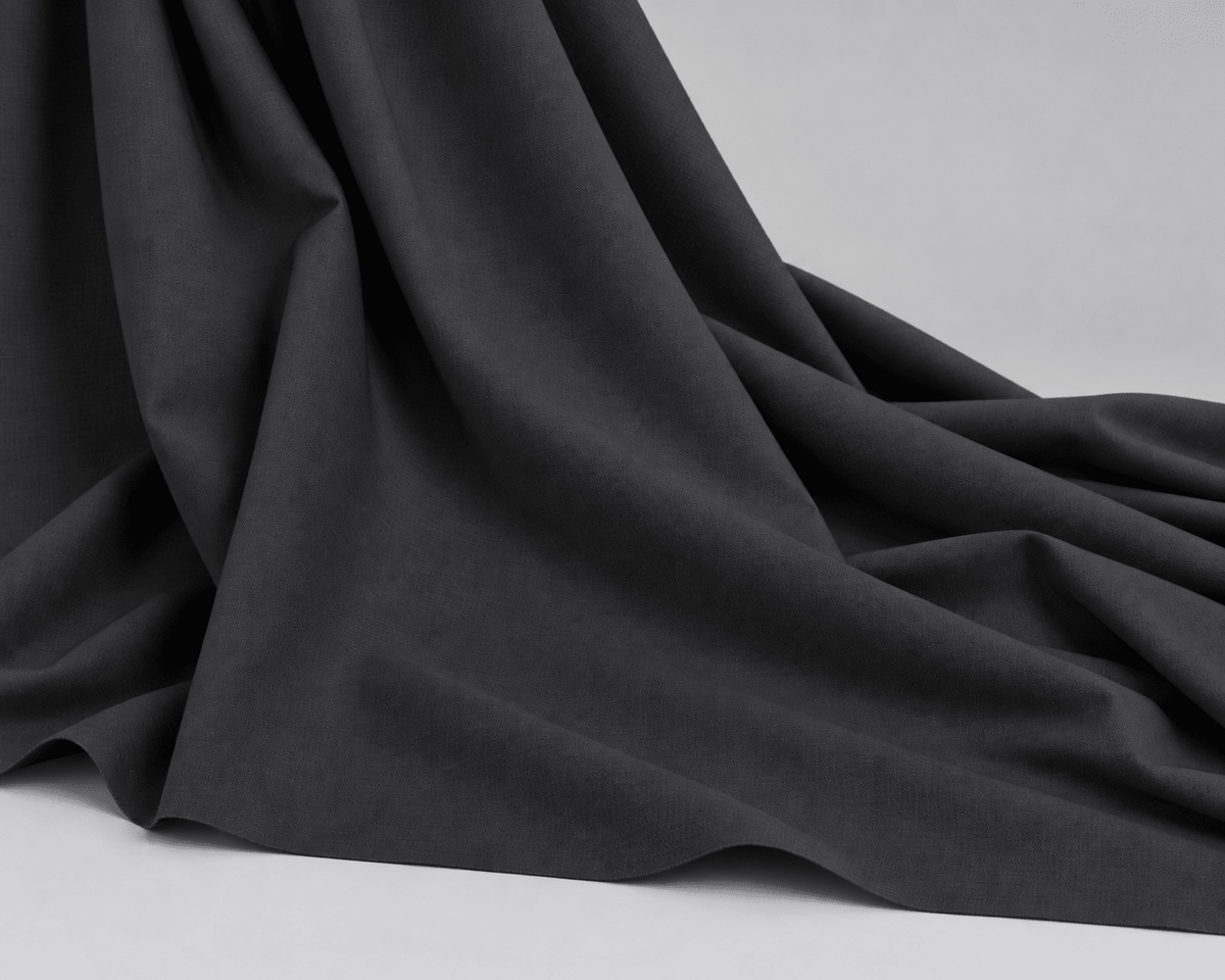 Premium Black - 7 Star Italian Wool - Wazir Suiting