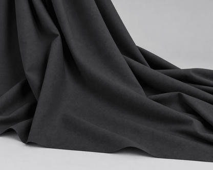 Premium Black - 7 Star Italian Wool - Wazir Suiting
