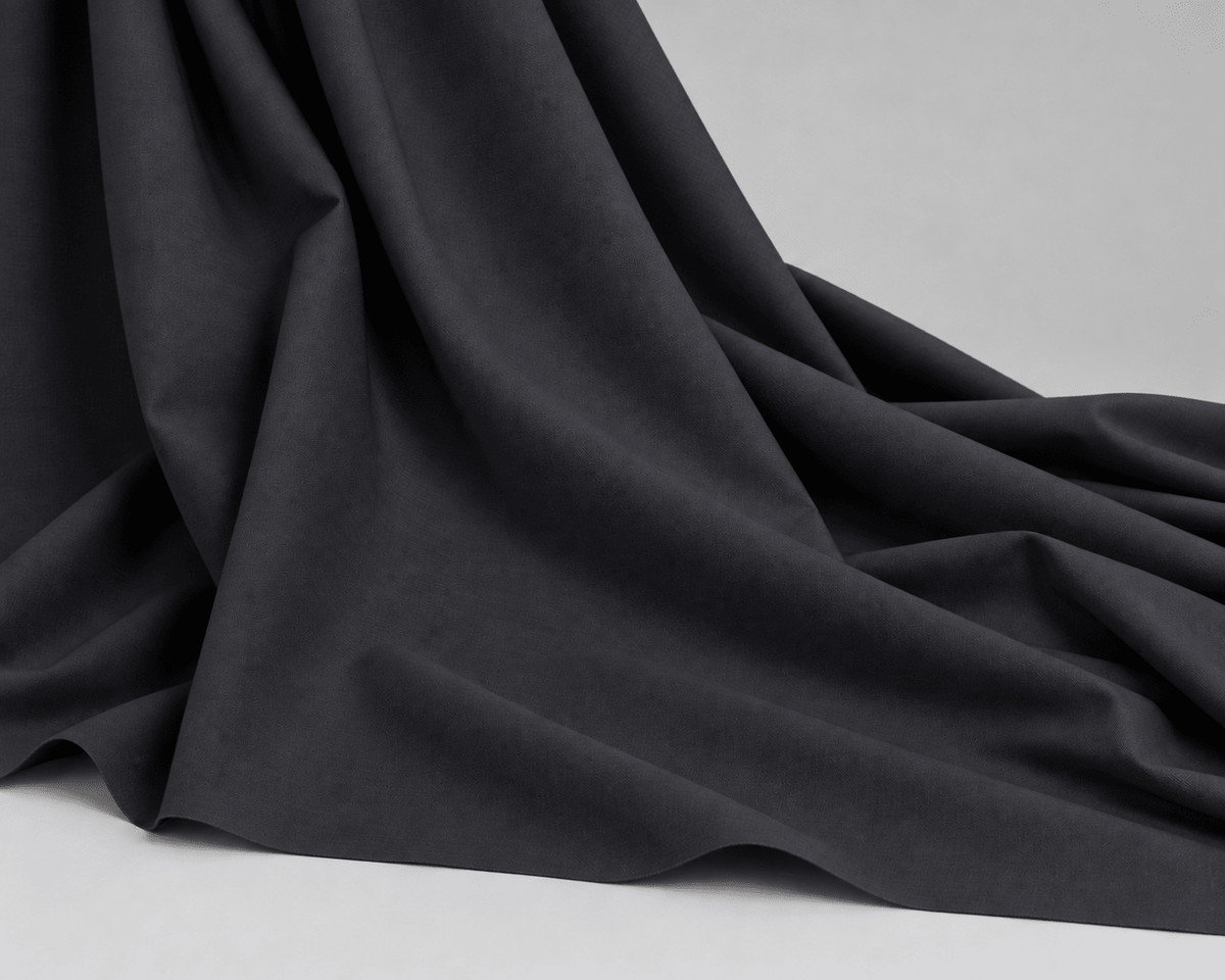 Premium Black - Italian Wool - Wazir Suiting