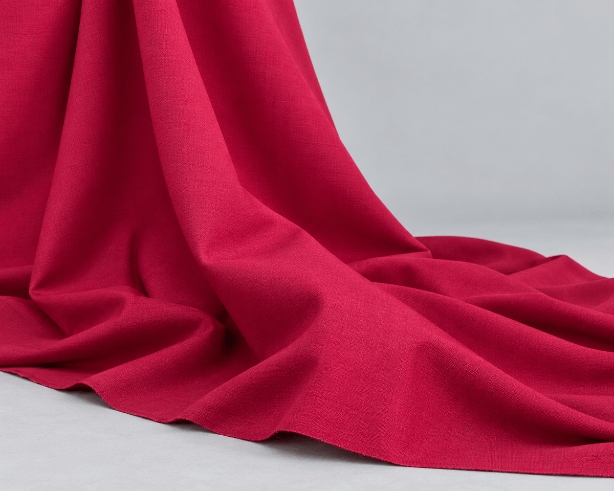 Raspberry Red - Australian Wool - Wazir Suiting