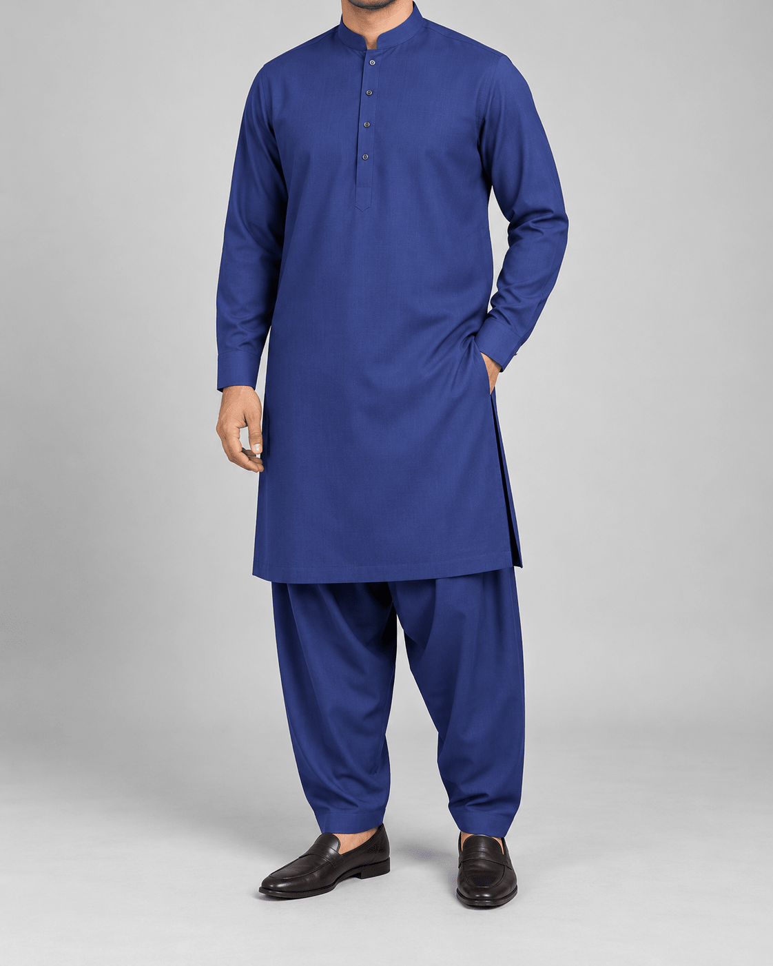 Royal Blue - Australian Wool - Wazir Suiting