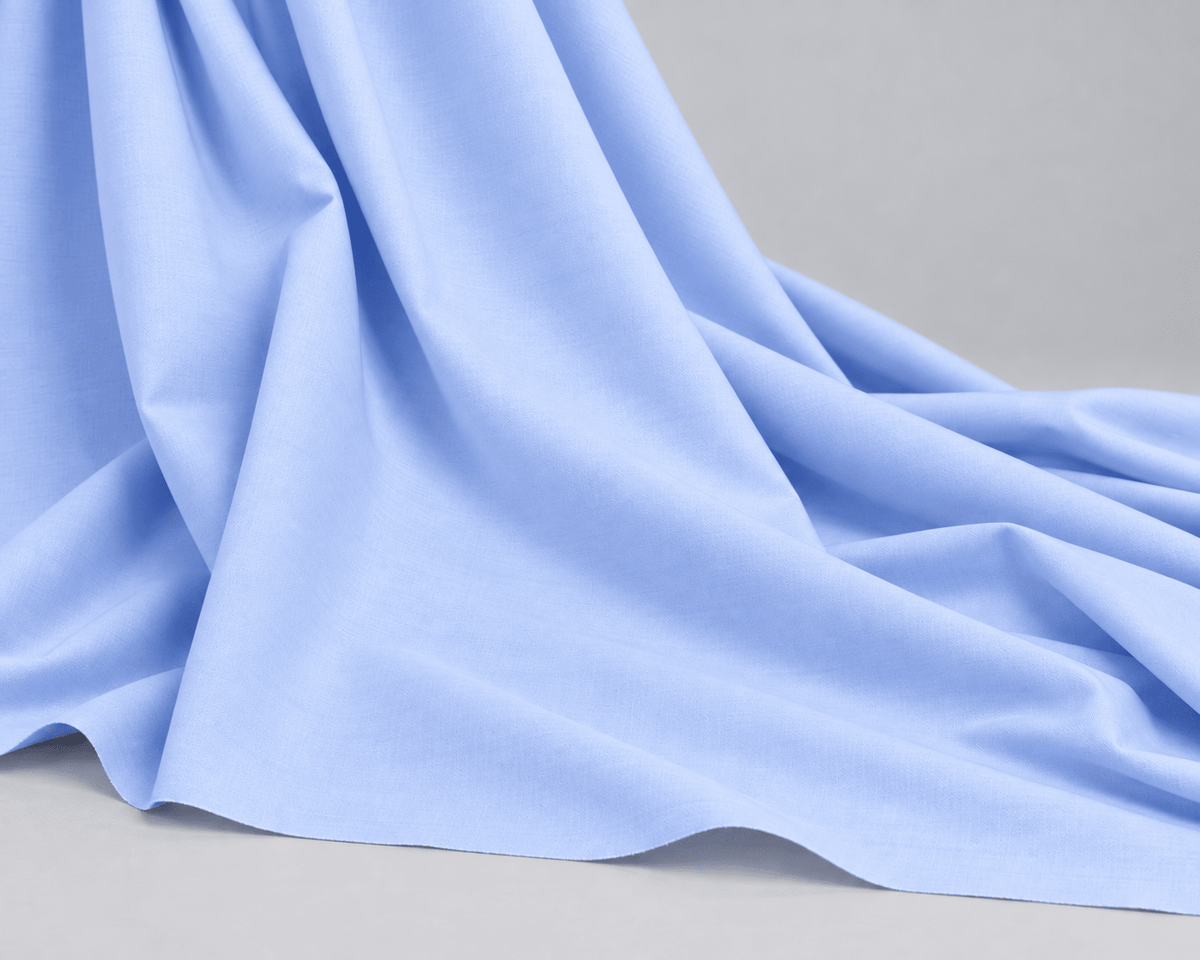 Sky Blue - Thailand Wash N Wear - Wazir Suiting