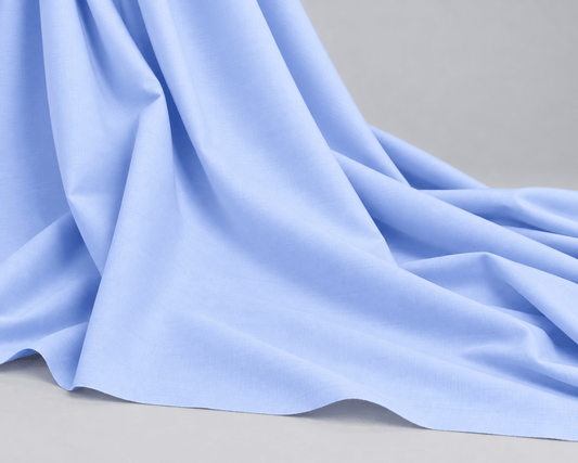 Sky Blue - Thailand Wash N Wear - Wazir Suiting