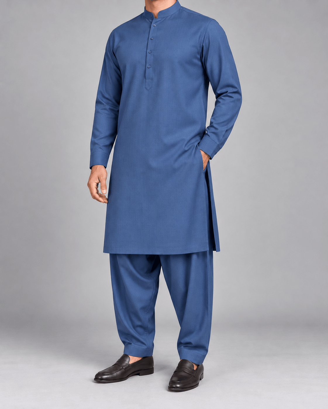 Slate Blue - Nobility - Wazir Suiting