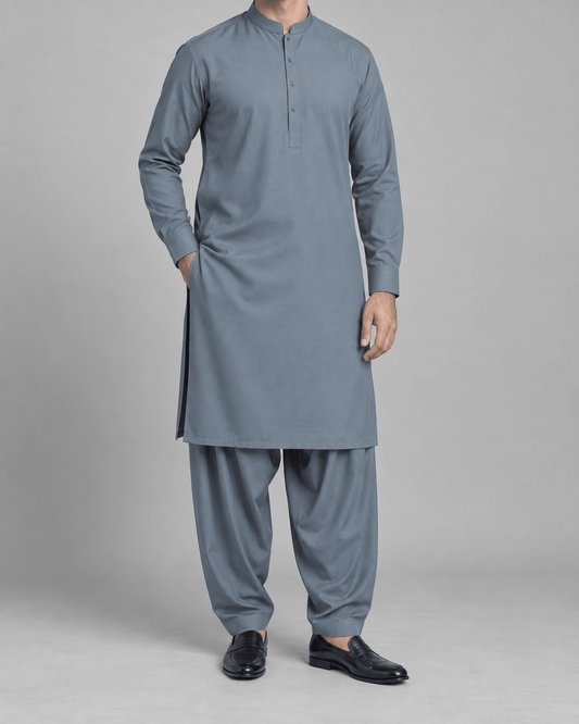 Slate grey- 180 S (10) - Wazir Suiting