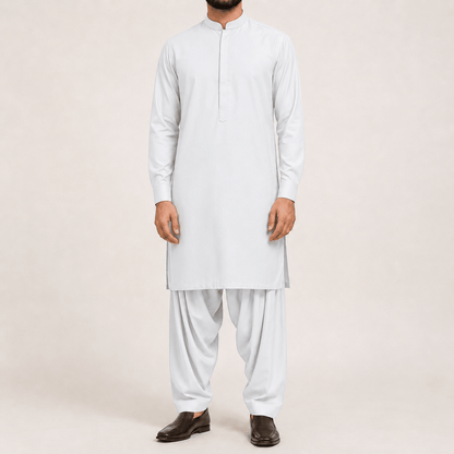 White - 7 Star 220S - Wazir Suiting